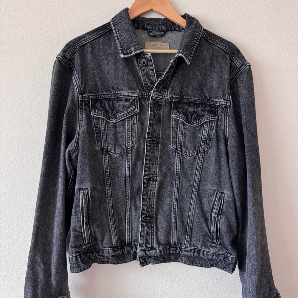 Large AllSaints Denim/Jean Jacket